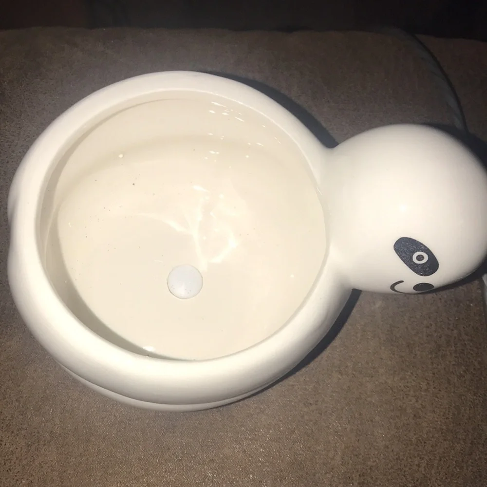 NWT white sloth vase planter